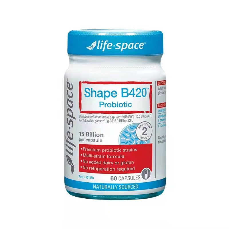 lifespace瘦身b420益生菌胶囊60粒