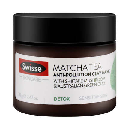 swisse抹茶舒缓矿物泥清洁面膜70g